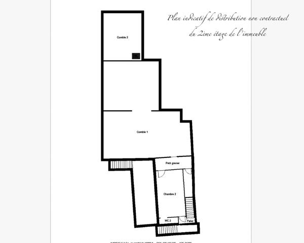 Maison individuelle de ville à CEBAZAT (63) avec garages, cour, jardin, dépendances et T2 indépendant.