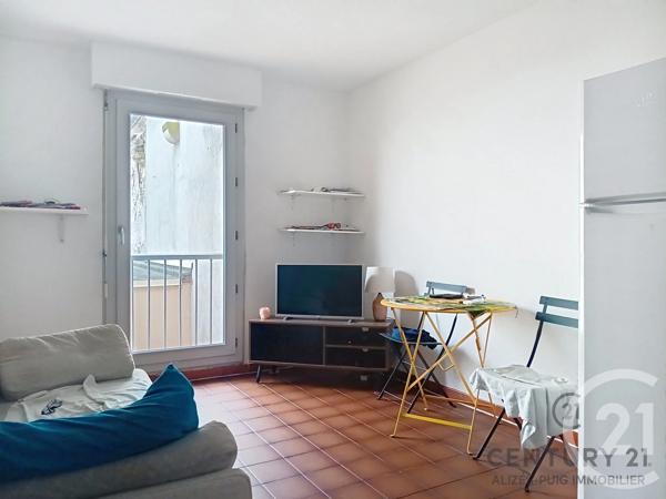 Appartement Studio à vendre  1 pièce - 23,31 m 2   SETE  - 34