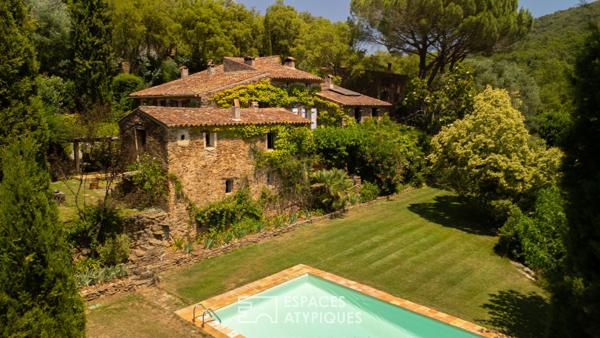 Propriété de charme, magnanerie et ancienne bergerie au coeur des Maures