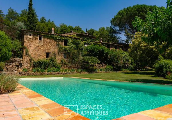 Propriété de charme, magnanerie et ancienne bergerie au coeur des Maures