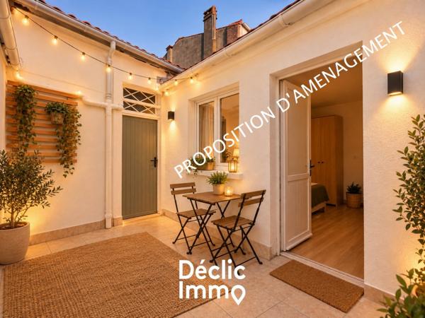 Vente maison La rochelle, 48m² 3 pièces 137 000€ avec terrasse