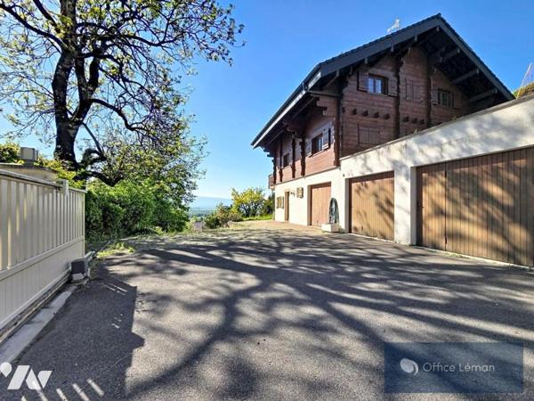 Maison familiale type 5 sur 1 295 m² avec vue exceptionnelle sur les Alpes – CROZET