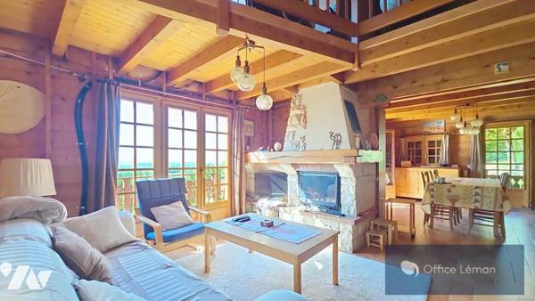 Maison familiale type 5 sur 1 295 m² avec vue exceptionnelle sur les Alpes – CROZET