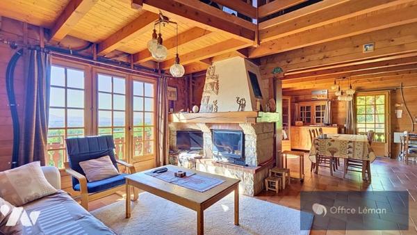 Maison familiale type 5 sur 1 295 m² avec vue exceptionnelle sur les Alpes – CROZET