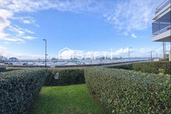 Vivre Étel au premier rang – Studio avec terrasse, jardinet et vue sur le port