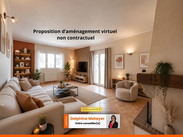 🏡 Maison à vendre en vente à terme libre – Maison plain-pied avec piscine sur terrain arboré de 1200 m²