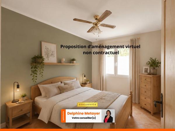 🏡 Maison à vendre en vente à terme libre – Maison plain-pied avec piscine sur terrain arboré de 1200 m²
