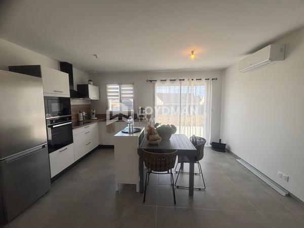 Maison de plain pied de 77.55 m² avec 2 chambres