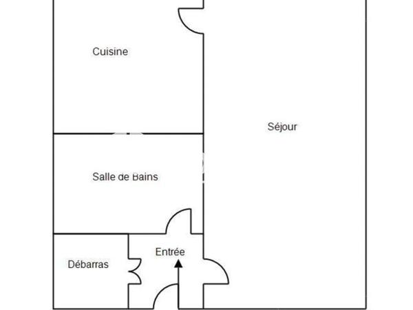 À vendre Studio 27 m² - Limoges 87100