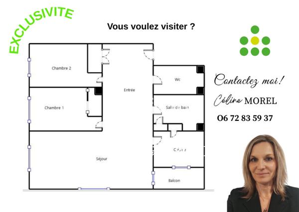Appartement 4 pièces - 78 m² Exclusivité efficity