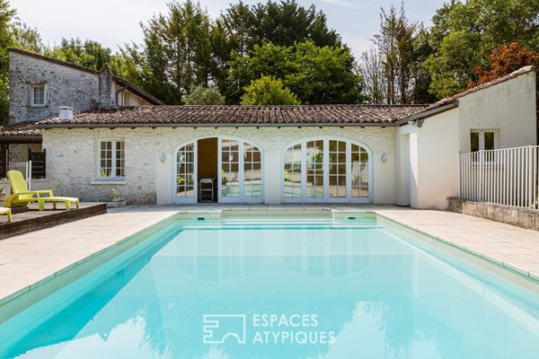 Maison de caractère et son gîte dans un écrin préservé