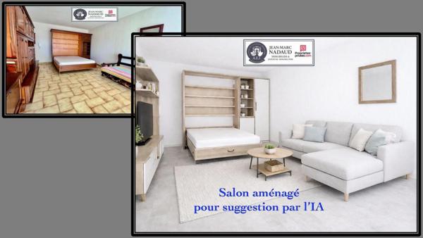 Studio à 600m coeur village, plage à pied, clim, au sein d'une véritable pinède