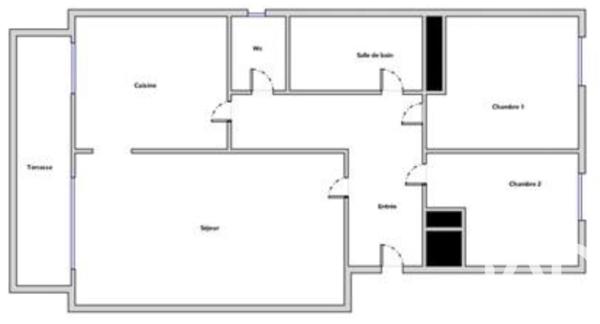 Appartement à vendre 3 pièces 62 m² Asnières-sur-Seine