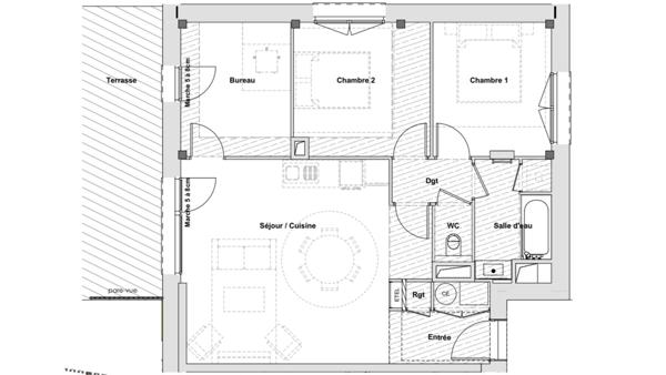 Appartement à vendre 3 pièces 71 m² Riom