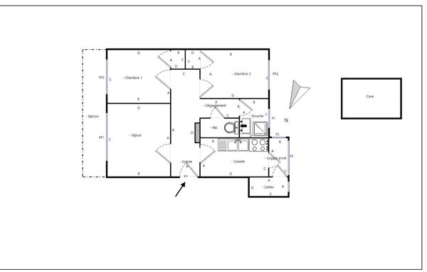 Appartement à vendre 3 pièces 64 m² Bois-d'Arcy