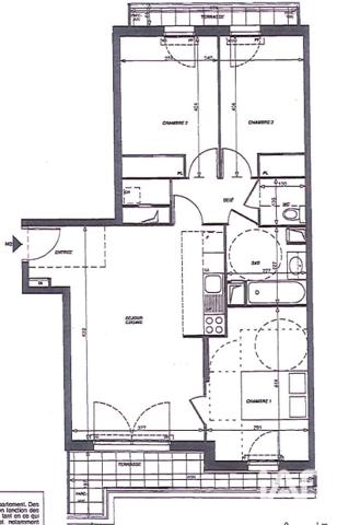 Appartement à vendre 4 pièces 74 m² Saint-Ouen-l'Aumône