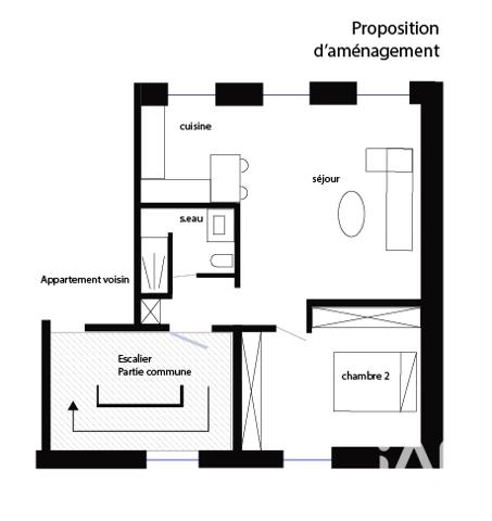 Appartement à vendre 2 pièces 35,2 m² Saint-Maur-des-Fossés