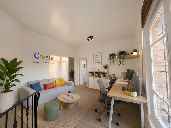 TOULOUSE - LES CHALETS -Bureaux avec forte visibilité de 55.4 m² carrez. , Toulouse