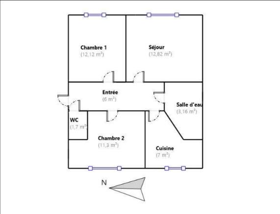 Appartement à vendre 3 pièces 54 m² Toulon