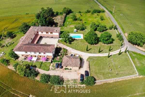 Domaine de caractère dédié à l’accueil, au coeur de la campagne