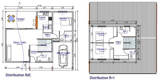 VILLA DUPLEX DE TYPE 4 NEUVE AVEC TERRASSE - MATOURY