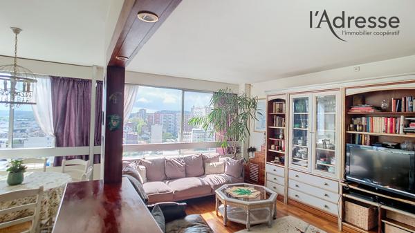 PUTEAUX/ DEFENSE appartement 3 pièces de 76 m² sans vis-à-vis avec cave et parking