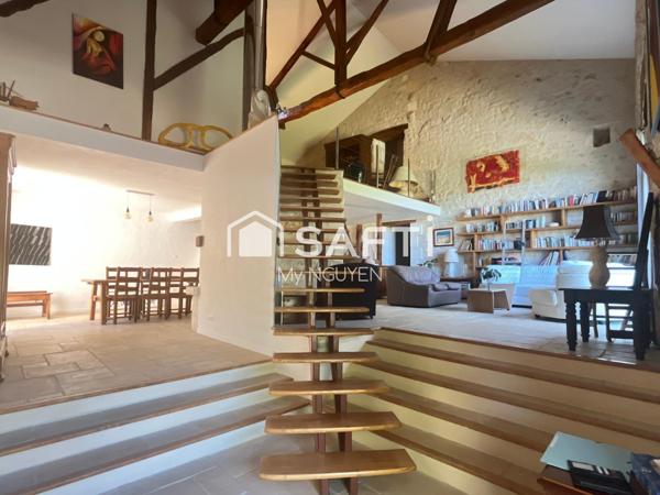 Maison charentaise rénovée, 25mn gare Angoulême