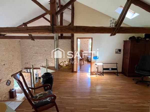 Maison charentaise rénovée, 25mn gare Angoulême