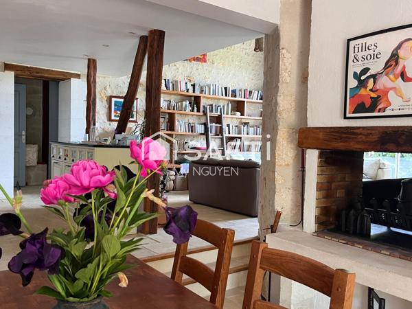 Maison charentaise rénovée, 25mn gare Angoulême