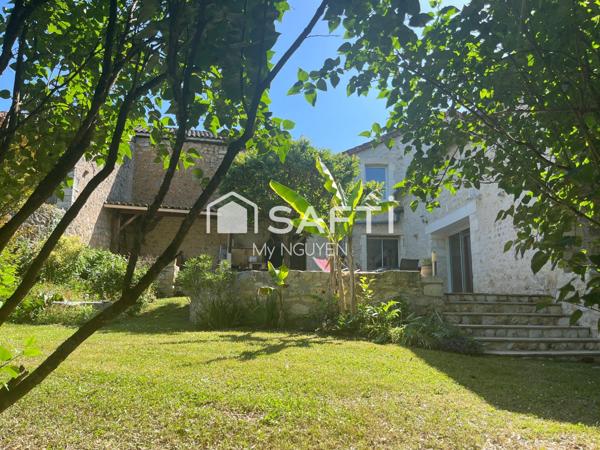 Maison charentaise rénovée, 25mn gare Angoulême