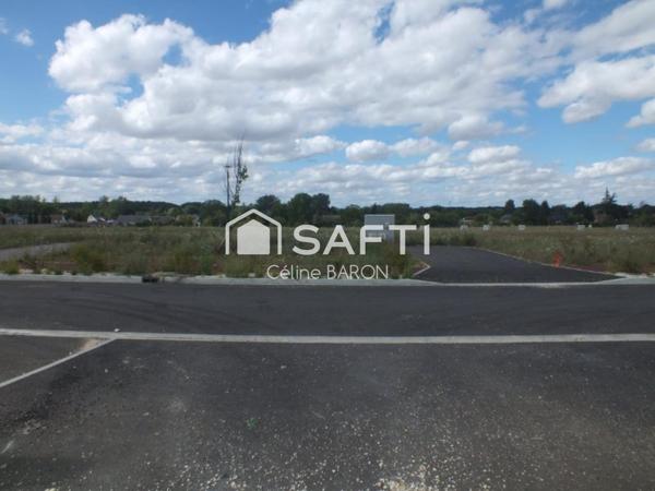 Terrain constructible de 615m²
