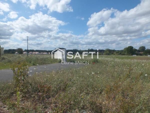 Terrain constructible de 615m²