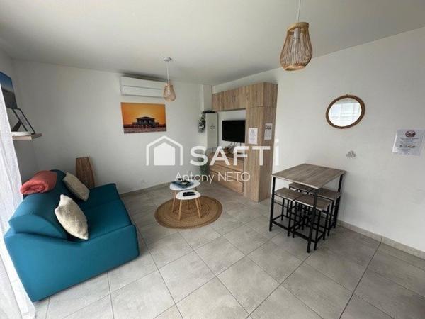 A vendre, superbe studio idéalement agencé sur Gujan-mestras.