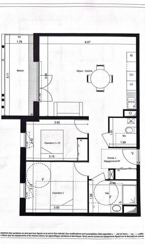 Appartement à vendre 3 pièces 68,2 m² Pornic