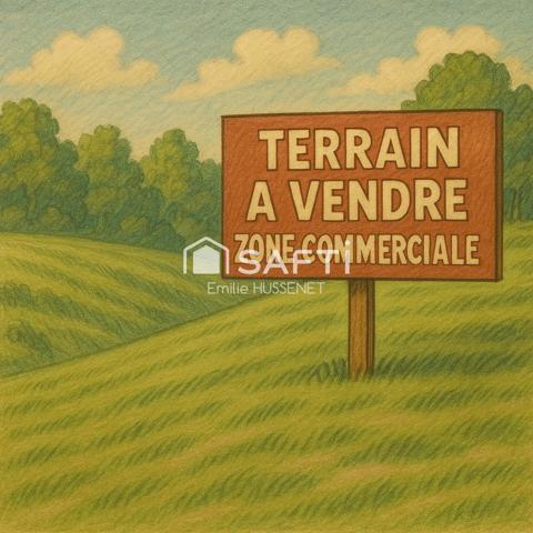 Terrain à bâtir sur zone commerciale à Commercy