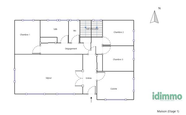 Maison de 259m2 sur 2 niveaux avec 640m2 terrain  Vénissieux (69200)
