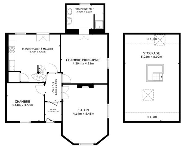Maison de maître rénovée – 157 m² + T2 indépendant – Jardin & Garage