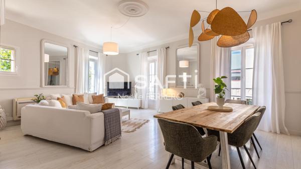 Appartement de caractère 5 pièces cœur de Saint Raphaël