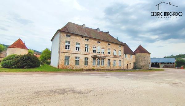 Darcey (21150) Château de 623 m² au cœur de la Côte-d’Or, au sein d’un parc arboré de 2,5 hectares. Actuellement aménagé en b