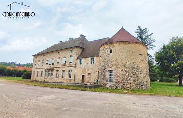 Darcey (21150) Château de 623 m² au cœur de la Côte-d’Or, au sein d’un parc arboré de 2,5 hectares. Actuellement aménagé en b