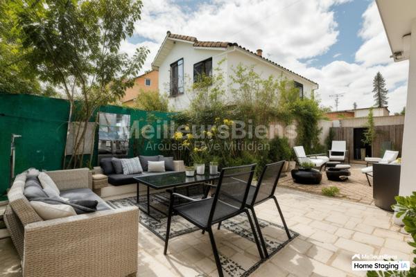 RUEIL MALMAISON - MAISON STYLE LONGERE - 84 M² - 2 CHAMBRES - JARDIN - CUISINE D ETE - TERRAIN 225 M² - CAVE