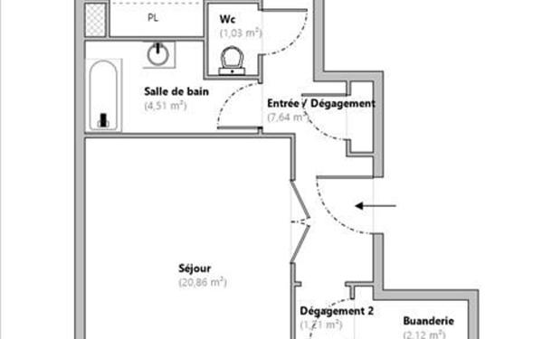 Appartement à vendre    3 pièces • 69,78 m2 Nice