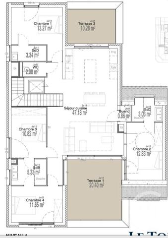 Appartement T4 à vendre  5 pièces - 120 m2 LE TOUQUET PARIS PLAGE - 62