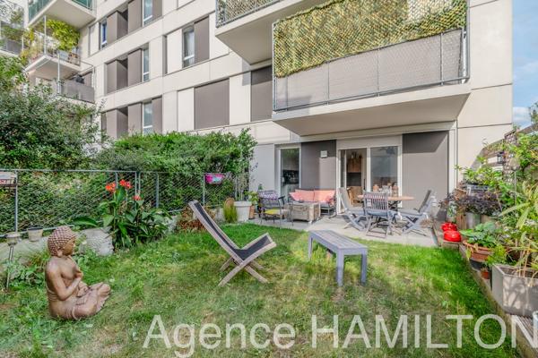 Nanterre université, T4 de 76 m2 avec 50 m2 de jardin/terrasse + parking Nanterre