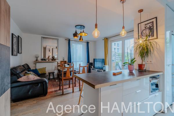 Nanterre université, T4 de 76 m2 avec 50 m2 de jardin/terrasse + parking Nanterre