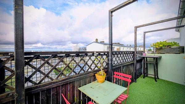 BREST (29) St Martin - Appartement - 80 m² avec balcon-terrasse - 3 chambres - Dernier étage