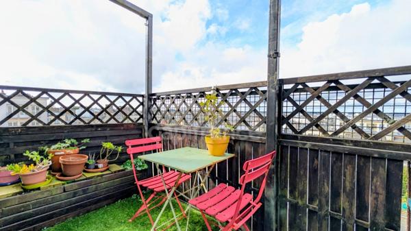 BREST (29) St Martin - Appartement - 80 m² avec balcon-terrasse - 3 chambres - Dernier étage