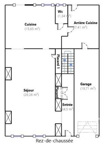 Maison à vendre  6 pièces - 103 m2 HESDIN - 62