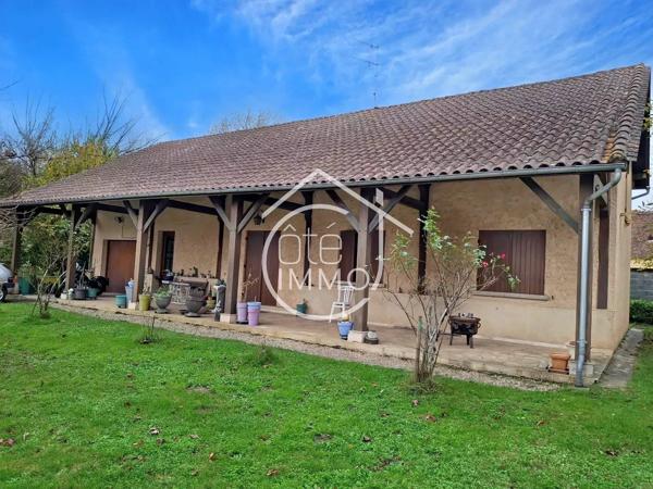 SAINT GERMAIN ET MONS : Belle propriété comprenant habitation principale, un séchoir à tabac, une grange et une longère