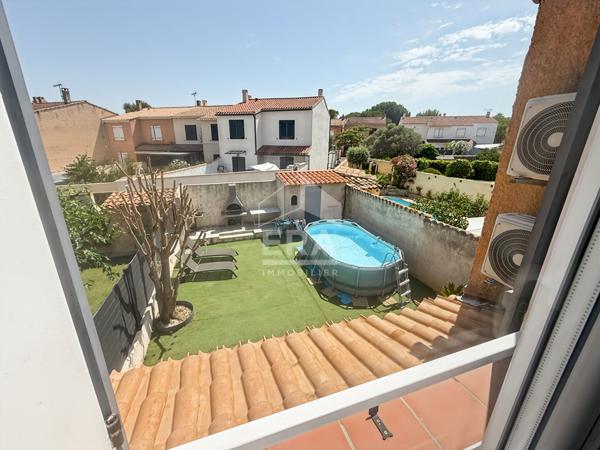 VITROLLES - LES PINCHINADES - Maison mitoyenne T4 de 108m2 sur une parcelle de 190m2 avec garage